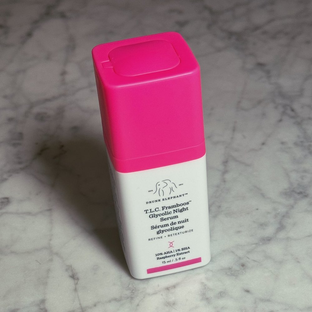 Drunk Elephant T.L.C. Framboos™ Glycolic Night Serum | NEW MAKEUP
